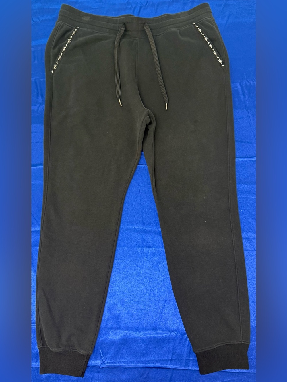 Hollister Black Slim Drawstring Joggers Sweatpants Men’s XL